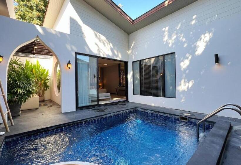 וילה עם חדר שינה אחד ובריכת שחיה, Cae Villa Hua Hin