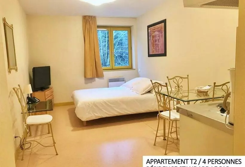 １ベッドルームアパートメント, Coin D Aubrac Hôtel Restaurant Spa De Luxe