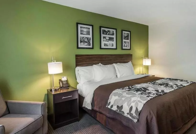身障者適用キングサイズベッドルーム, Sleep Inn & Suites Dayton