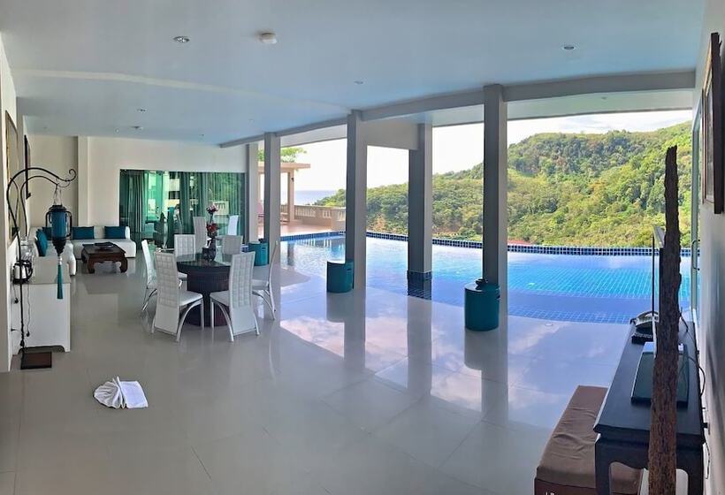 침실 4개 빌라, Grand Bleu Ocean View Pool Suite