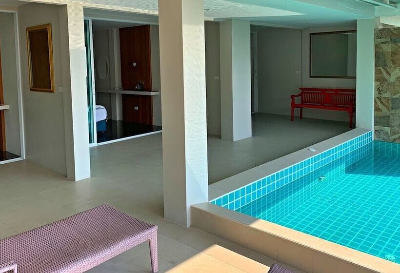 침실 3개 빌라, Grand Bleu Ocean View Pool Suite