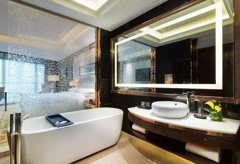 キングサイズベッドのデラックスルーム, Changzhou Marriott