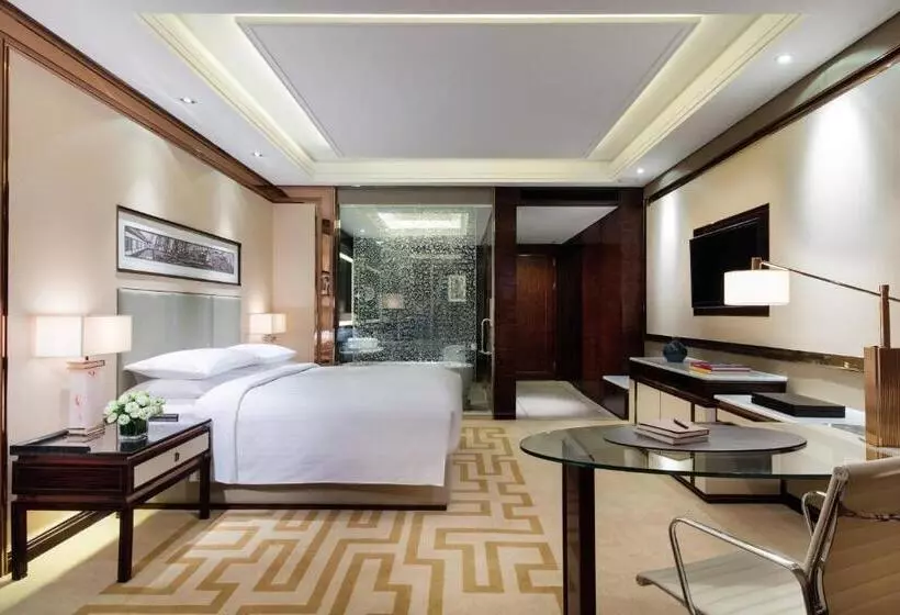 キングサイズベッドのデラックスルーム, Changzhou Marriott