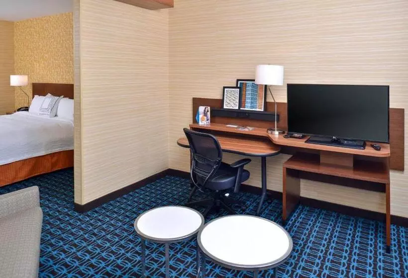 キングサイズベッドのスイートルーム, Fairfield Inn & Suites By Marriott Sacramento Airport Woodland