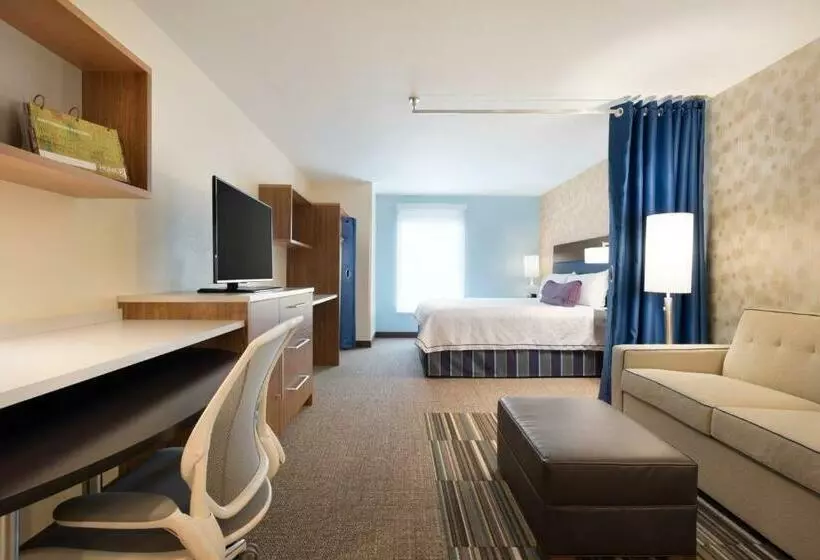 Deluxe Suite King Bed, Home2 Suites By Hilton Milwaukee Airport