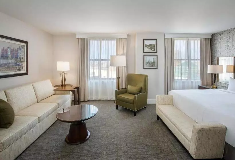 キングサイズベッドのエクゼクティブルーム, Marriott Syracuse Downtown