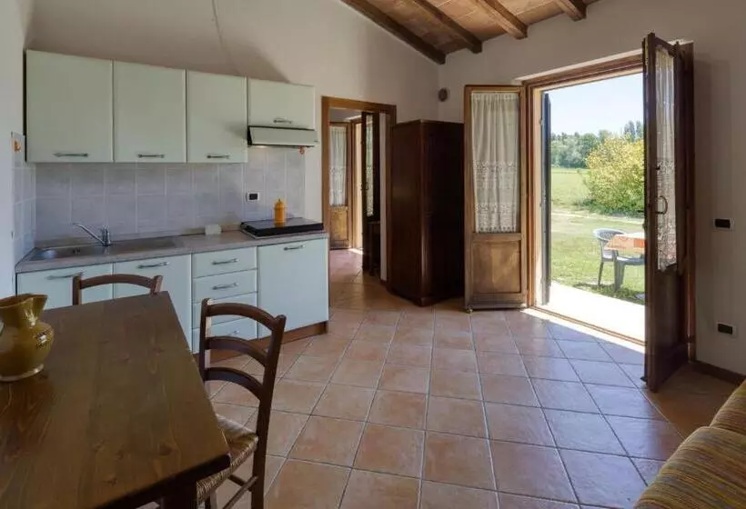 庭の見える１ベッドルームアパートメント, Agriturismo Casella Del Piano