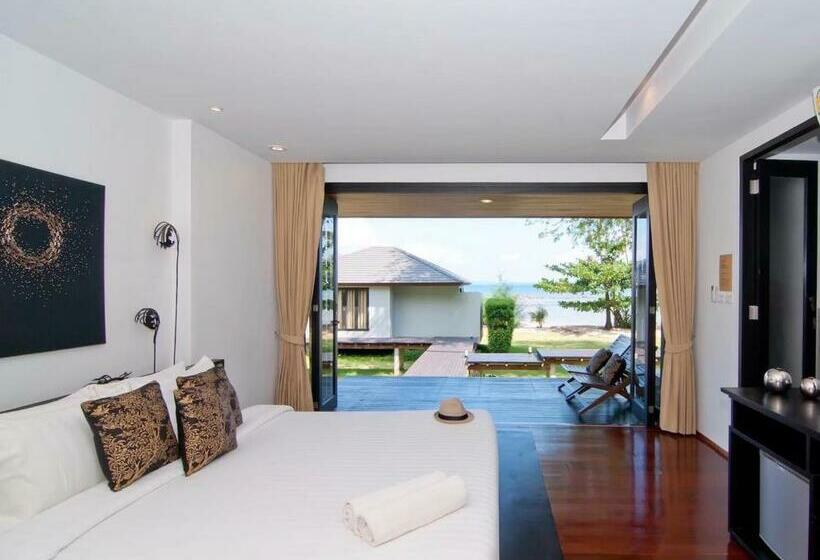 غرفة ديلوكس مطلّة علي البحر, Plub Pla Koh Mak Retreat