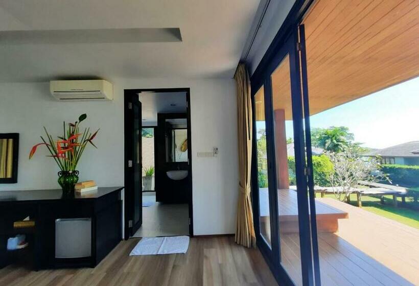 غرفة سوبيريور مطلّة علي البحر, Plub Pla Koh Mak Retreat
