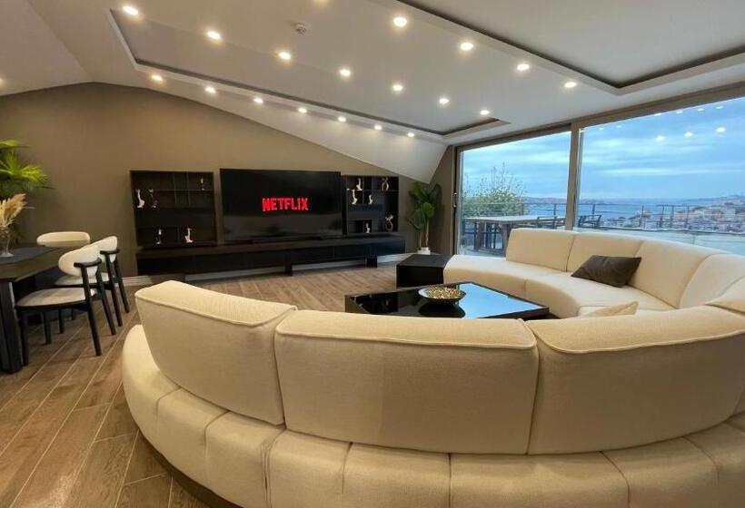 آپارتمان 1 خوابه با چشمانداز دریا, Mona Bosphorus