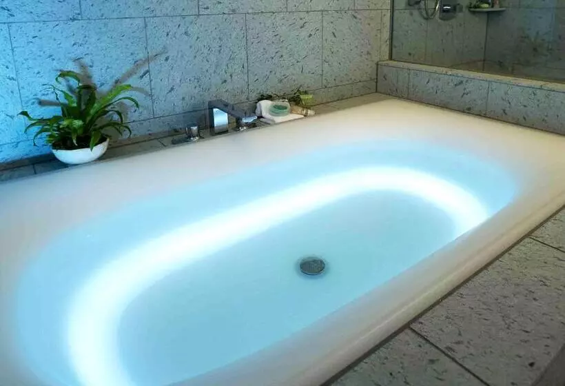 キングサイズベッドのデラックスルーム, 竹泉荘 Chikusenso Onsen