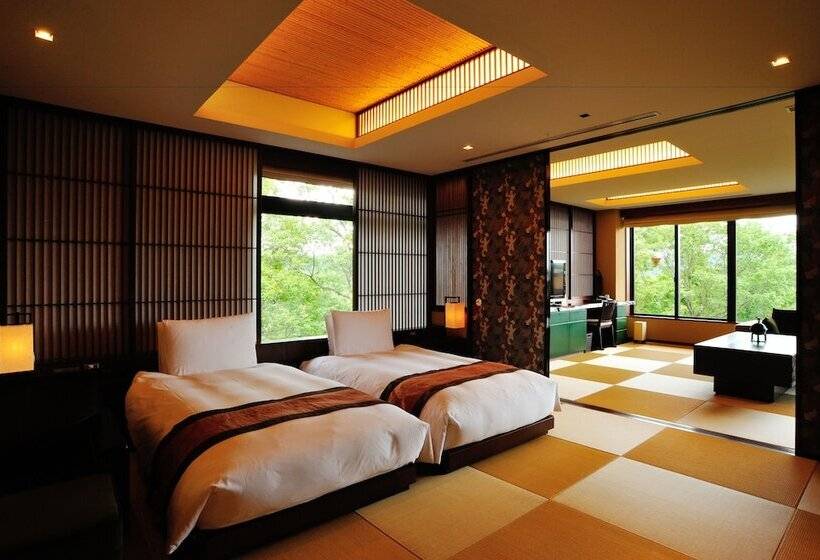 סוויטה עם נוף, 竹泉荘 Chikusenso Onsen