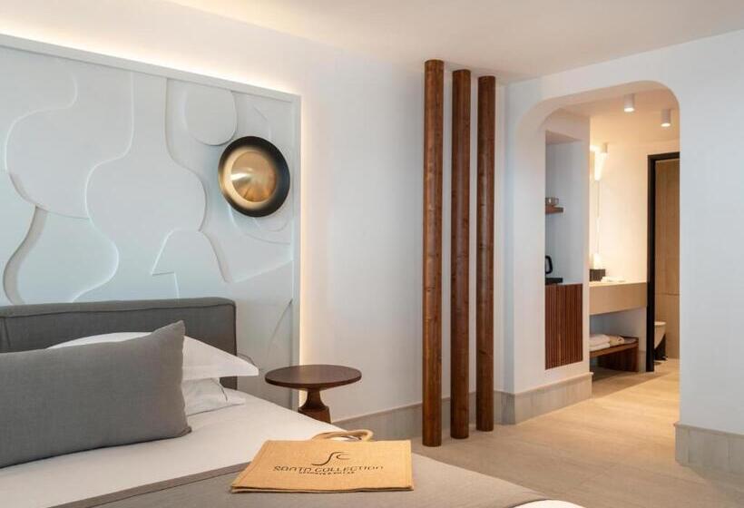 سوییت جونیور با چشم‌انداز دریا, Santo Pure Oia Suites & Villas