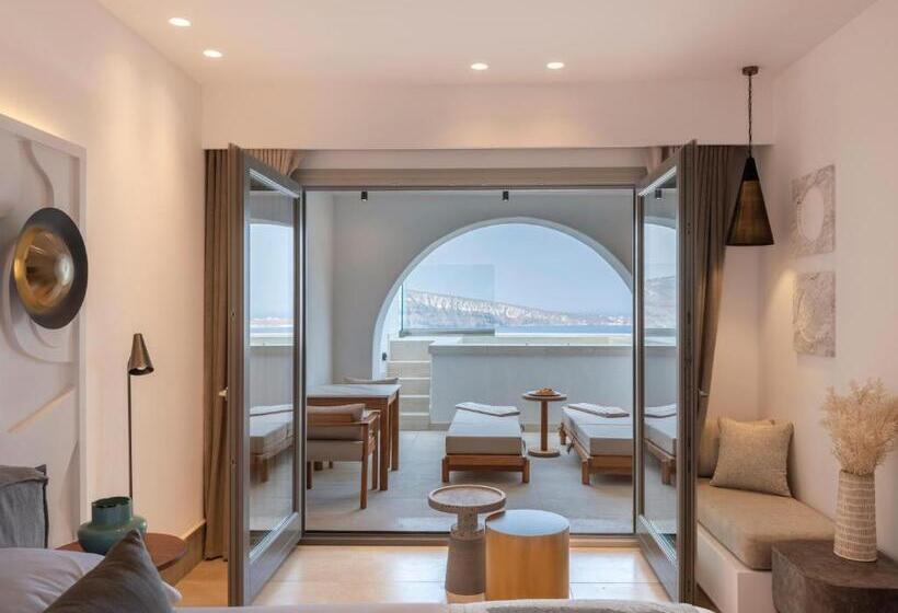 Junior Suite avec Vues, Santo Pure Oia Suites & Villas