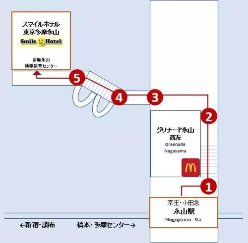 スタンダードシングルルーム, Smile  Tokyo Tamanagayama