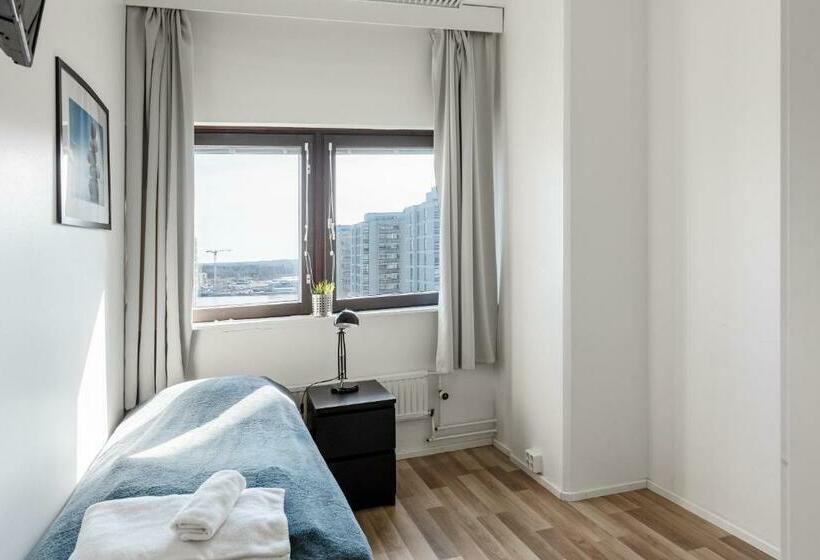 Номер Стандарт Индивидуальный Совместная Ванная, Sky Hostel Helsinki