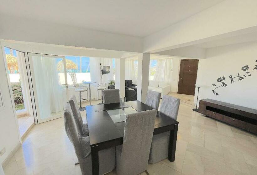 آپارتمان 1 خوابه با چشمانداز دریا, Oceanfront & Garden View Villas Hotel Wifi Bbq Parking Los Corales Beach Club & Spa