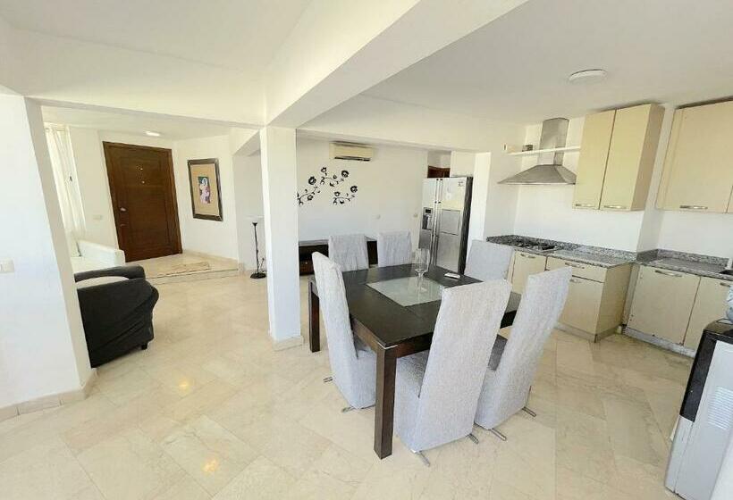 آپارتمان 1 خوابه با چشمانداز دریا, Oceanfront & Garden View Villas Hotel Wifi Bbq Parking Los Corales Beach Club & Spa