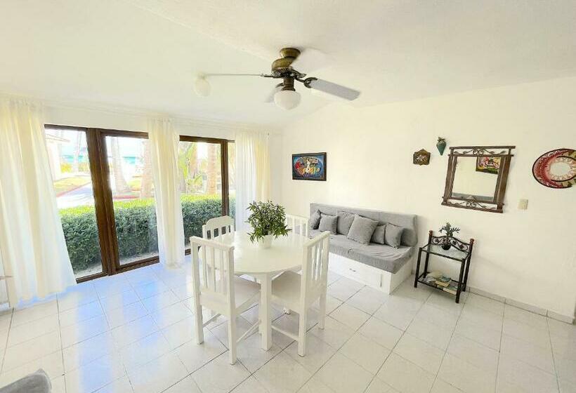 ویلای 1 خوابه با چشم‌انداز باغ, Oceanfront & Garden View Villas Hotel Wifi Bbq Parking Los Corales Beach Club & Spa