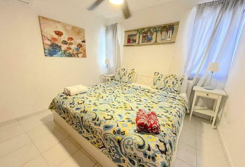 ویلای 1 خوابه با چشمانداز باغ, Oceanfront & Garden View Villas Hotel Wifi Bbq Parking Los Corales Beach Club & Spa