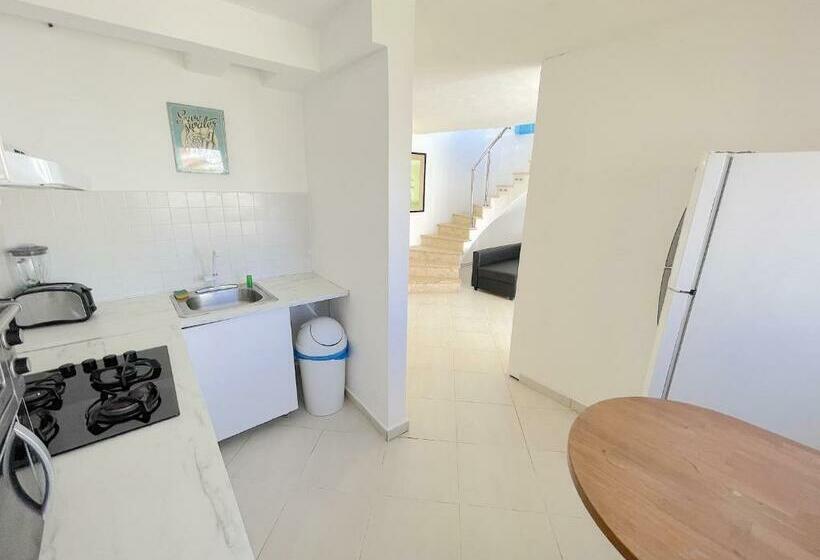 ویلای 1 خوابه با چشمانداز دریا, Oceanfront & Garden View Villas Hotel Wifi Bbq Parking Los Corales Beach Club & Spa