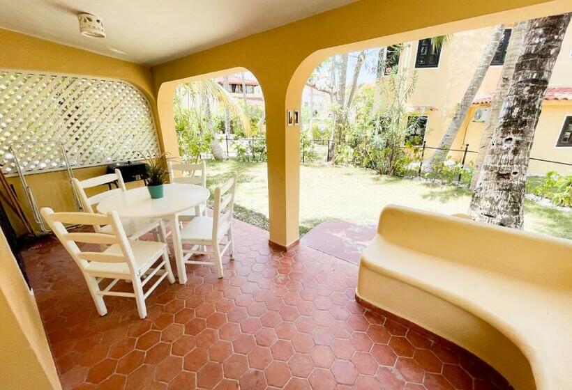 ویلای 1 خوابه با چشمانداز باغ, Oceanfront & Garden View Villas Hotel Wifi Bbq Parking Los Corales Beach Club & Spa