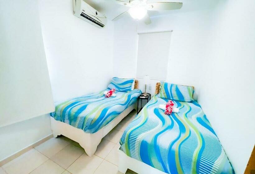 ویلای 1 خوابه با چشمانداز باغ, Oceanfront & Garden View Villas Hotel Wifi Bbq Parking Los Corales Beach Club & Spa