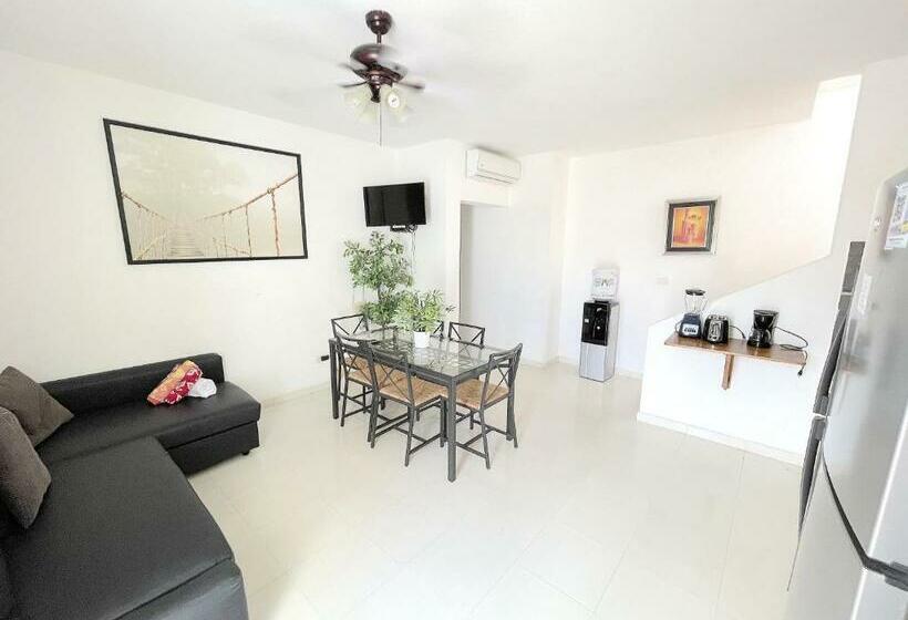 1 Bedroom Penthouse Apartment, Oceanfront & Garden View Villas Hotel Wifi Bbq Parking Los Corales Beach Club & Spa