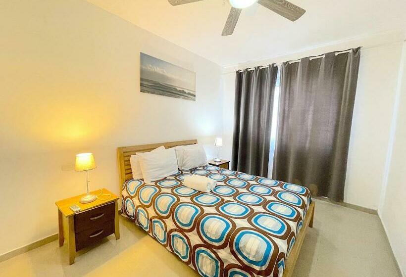آپارتمان 1 خوابه با چشم‌انداز استخر, Oceanfront & Garden View Villas Hotel Wifi Bbq Parking Los Corales Beach Club & Spa