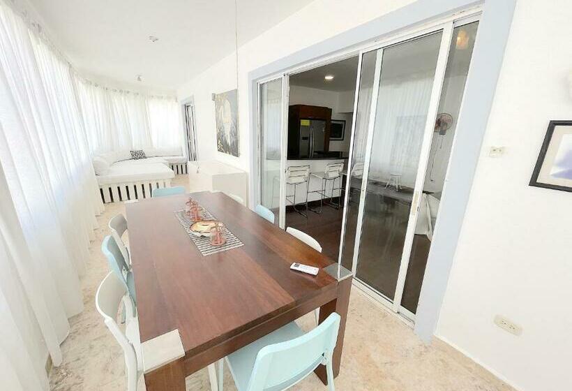 آپارتمان 1 خوابه با چشمانداز استخر, Oceanfront & Garden View Villas Hotel Wifi Bbq Parking Los Corales Beach Club & Spa