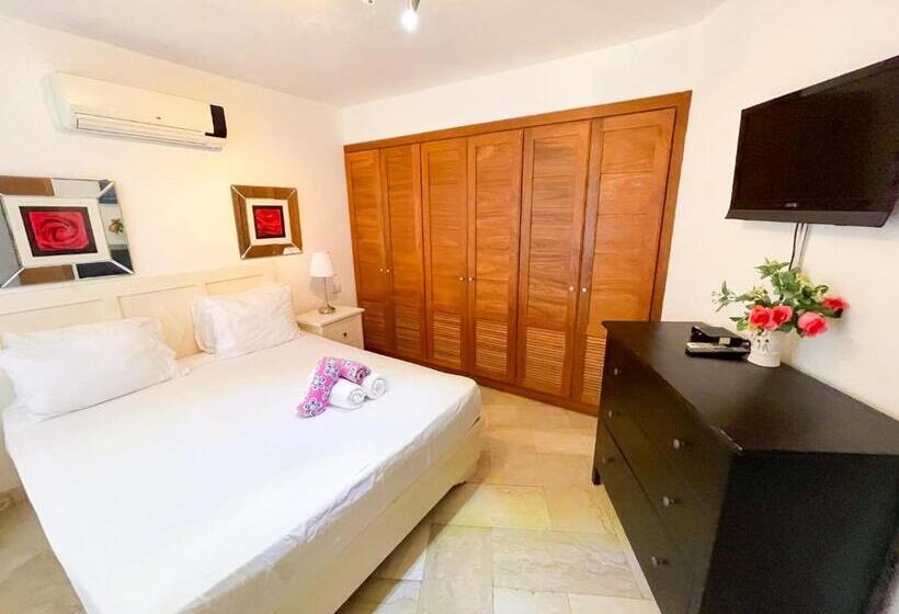 آپارتمان 1 خوابه با چشم‌انداز دریا, Oceanfront & Garden View Villas Hotel Wifi Bbq Parking Los Corales Beach Club & Spa