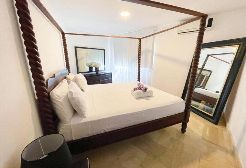 آپارتمان 1 خوابه با چشمانداز دریا, Oceanfront & Garden View Villas Hotel Wifi Bbq Parking Los Corales Beach Club & Spa