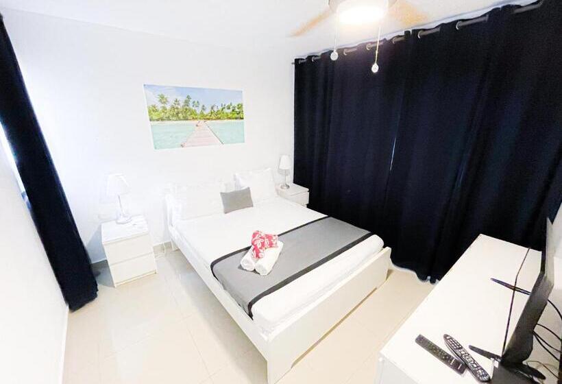 ویلای لوکس 1 خوابه, Oceanfront & Garden View Villas Hotel Wifi Bbq Parking Los Corales Beach Club & Spa