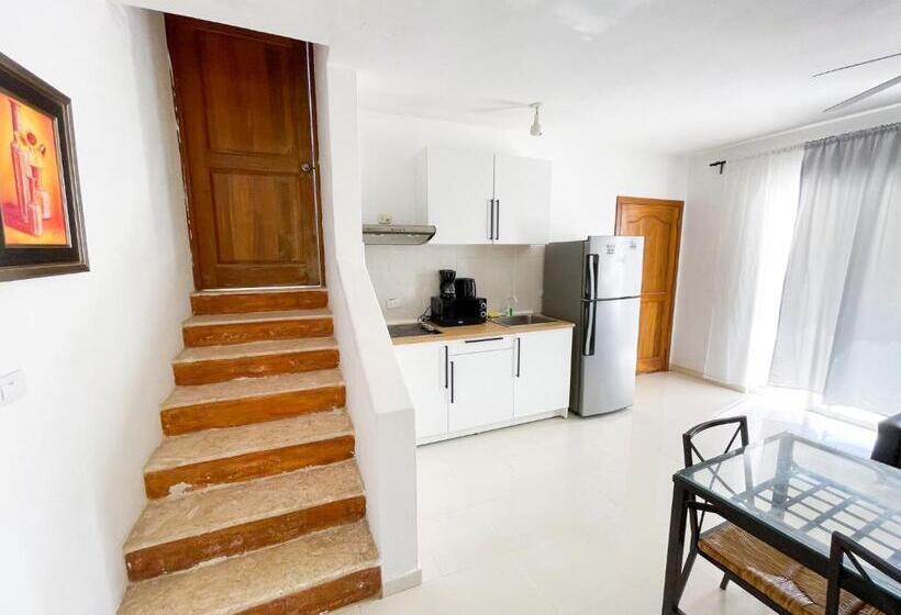 1 Bedroom Penthouse Apartment, Oceanfront & Garden View Villas Hotel Wifi Bbq Parking Los Corales Beach Club & Spa