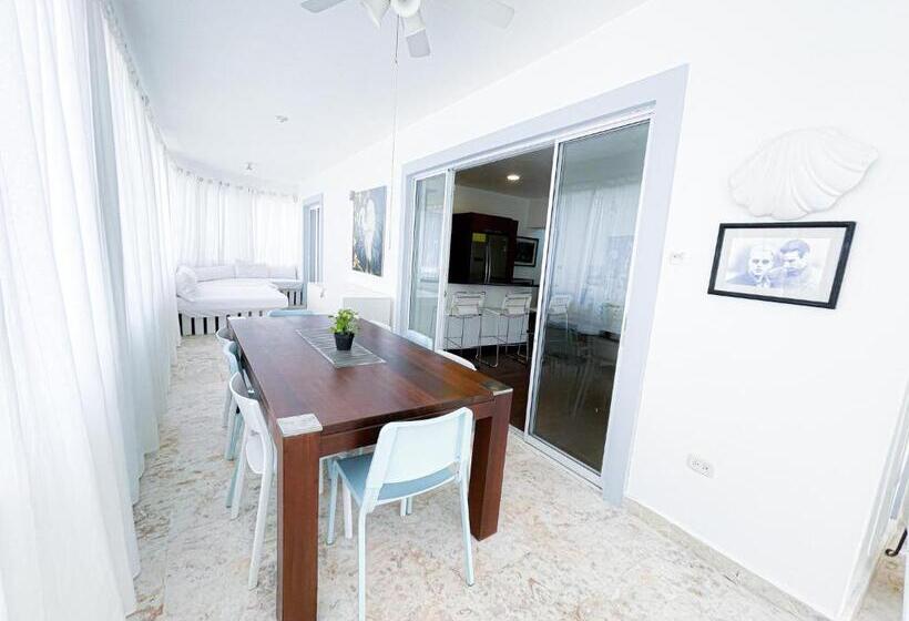 آپارتمان 1 خوابه با چشمانداز استخر, Oceanfront & Garden View Villas Hotel Wifi Bbq Parking Los Corales Beach Club & Spa