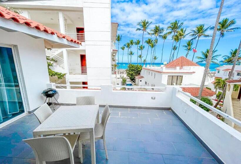 ویلای 1 خوابه با چشم‌انداز دریا, Oceanfront & Garden View Villas Hotel Wifi Bbq Parking Los Corales Beach Club & Spa
