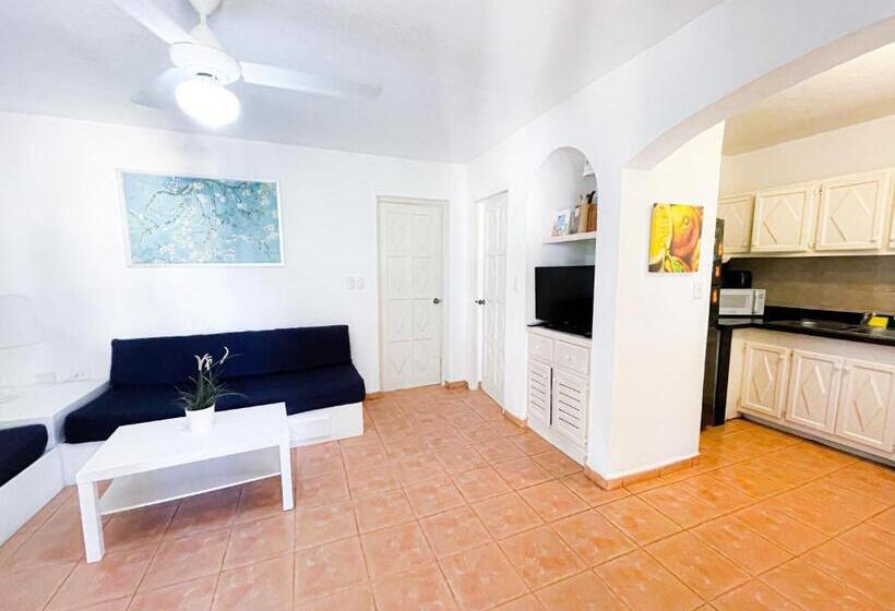 ویلای 1 خوابه با چشمانداز باغ, Oceanfront & Garden View Villas Hotel Wifi Bbq Parking Los Corales Beach Club & Spa