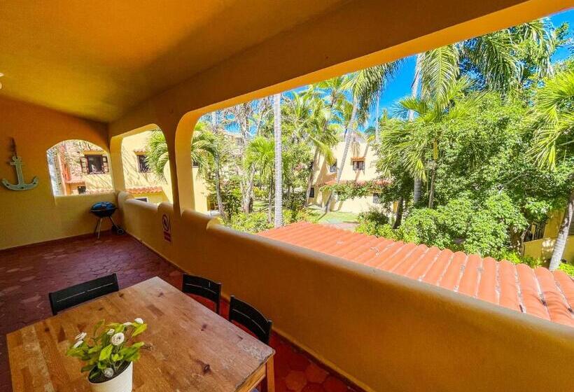 ویلای 1 خوابه با چشمانداز باغ, Oceanfront & Garden View Villas Hotel Wifi Bbq Parking Los Corales Beach Club & Spa