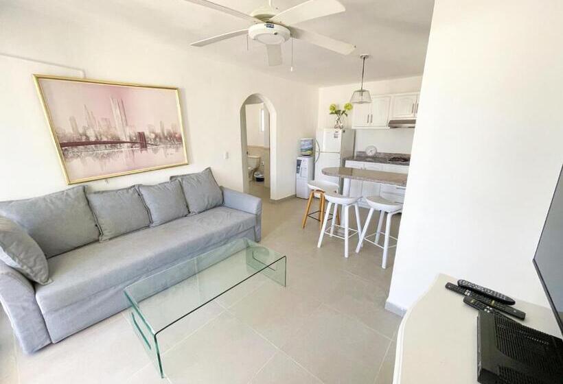 آپارتمان 1 خوابه با چشم‌انداز دریا, Oceanfront & Garden View Villas Hotel Wifi Bbq Parking Los Corales Beach Club & Spa