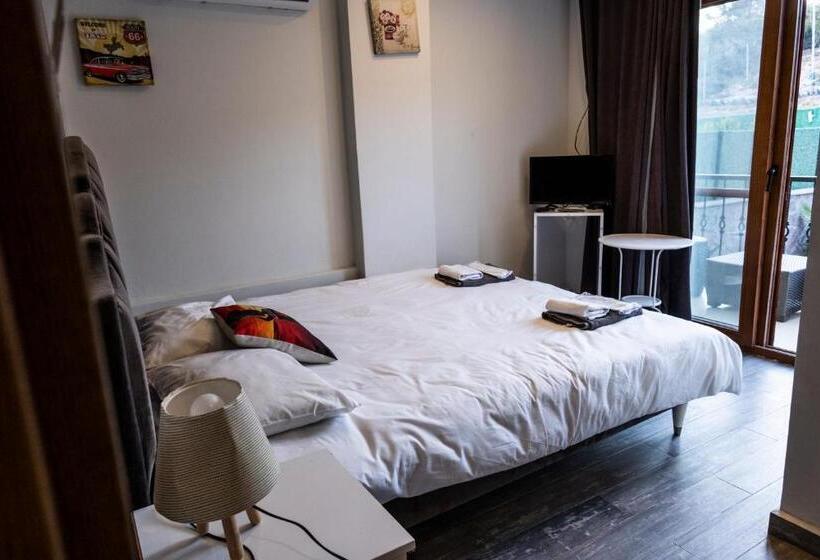 اتاق استاندارد با چشم‌انداز استخر, Stone House Buti̇k Otel