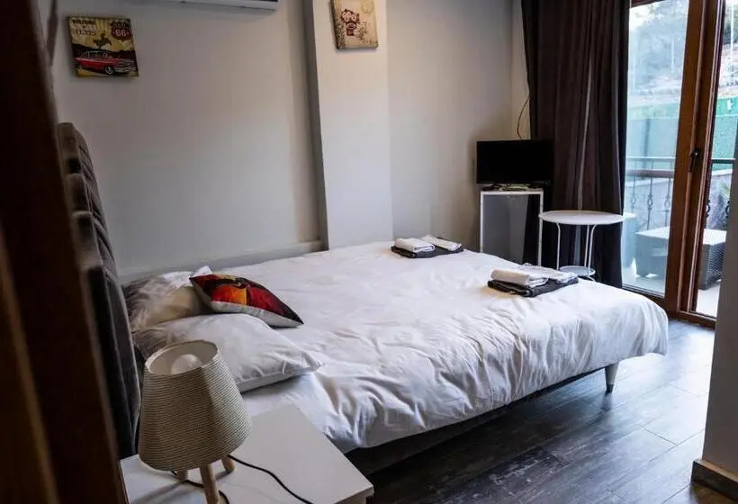 اتاق استاندارد با چشم‌انداز استخر, Stone House Buti̇k Otel