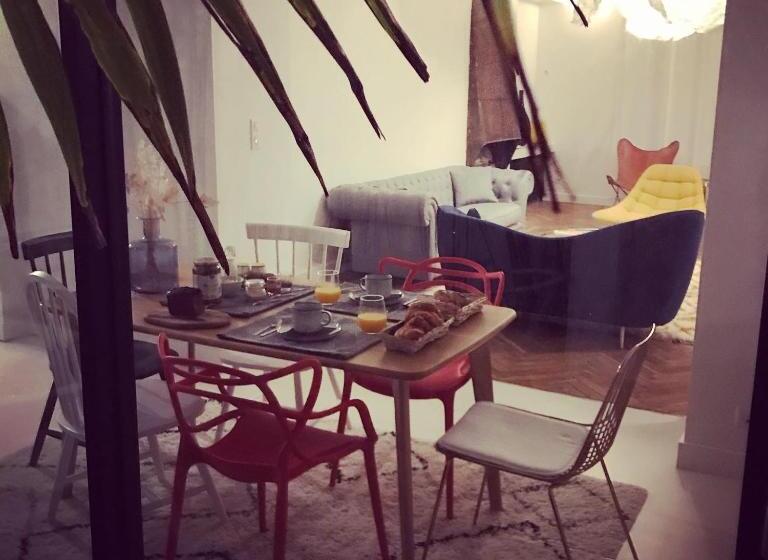 带大床的标准间, Maison Caju   La Rochelle