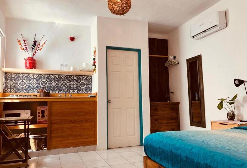 キングサイドベッドのスタンダードワンルーム, Casa Alberto Cozumel