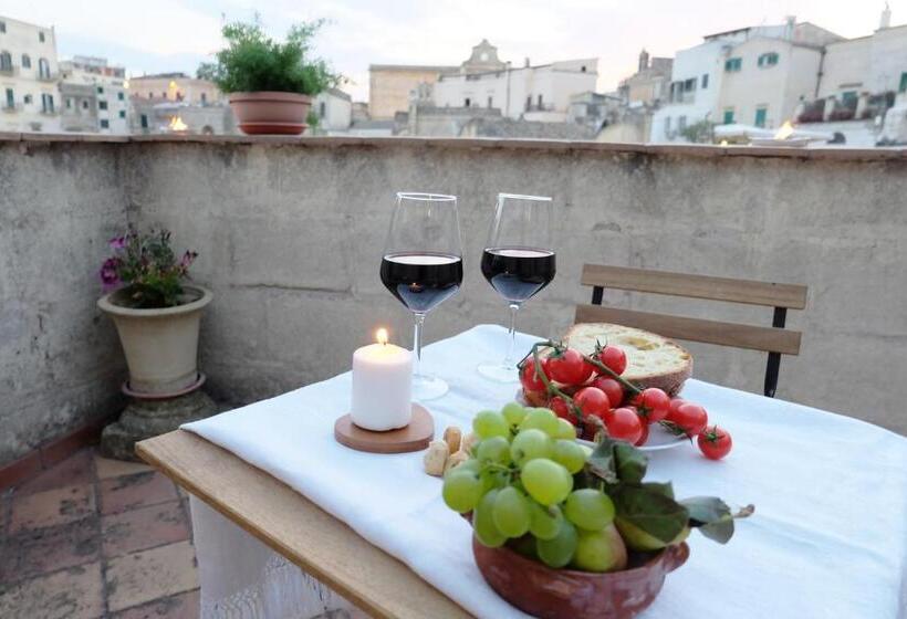 标准间带露台, L Abbraccio Dei Sassi