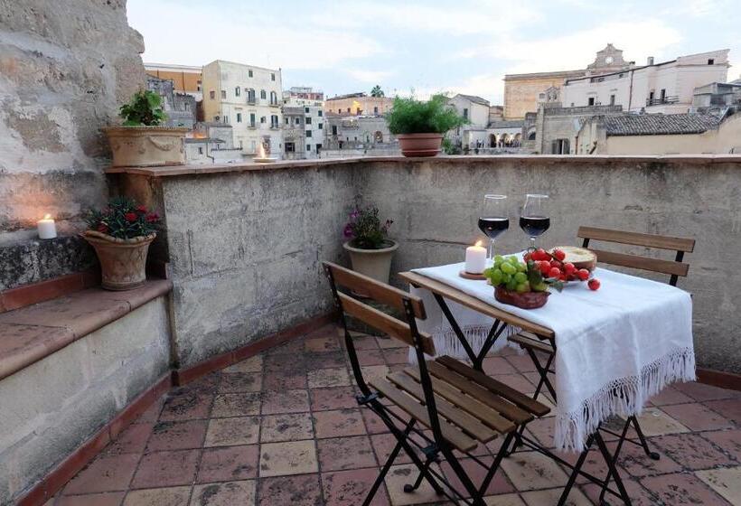 标准间带露台, L Abbraccio Dei Sassi