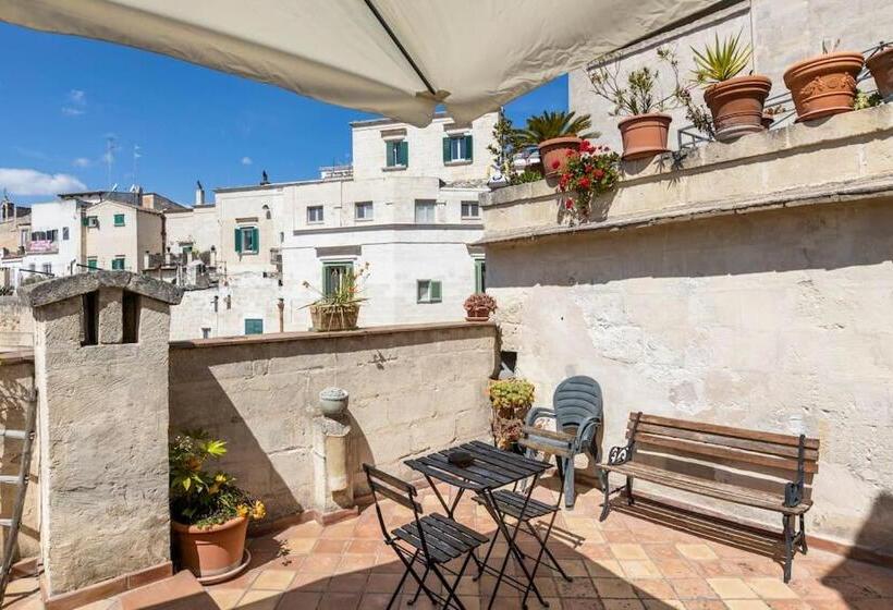 标准间带露台, L Abbraccio Dei Sassi