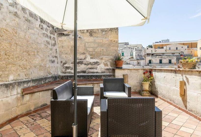 标准间带露台, L Abbraccio Dei Sassi