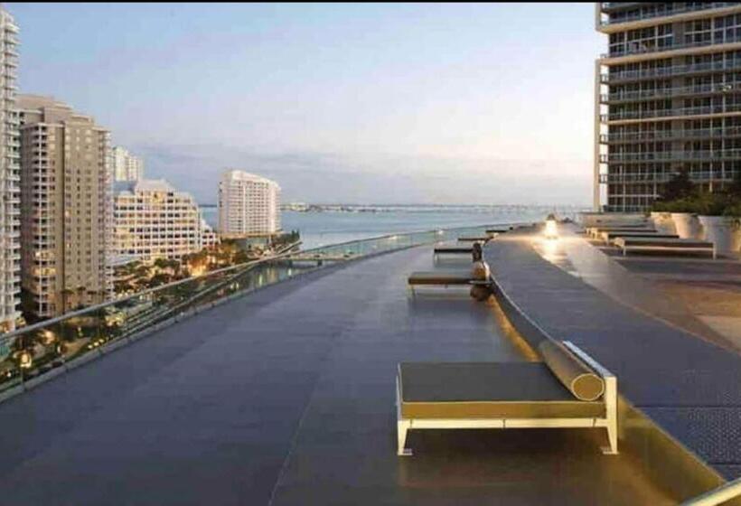 شقة غرفة واحدة مطلة على حمام السباحة, W Icon Brickell  Luxury 2br Highrise Corner Condo