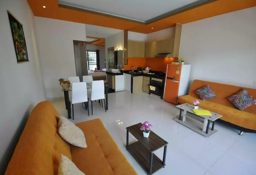 １ベッドルームのデラックスアパートメント, Duangjai Residence