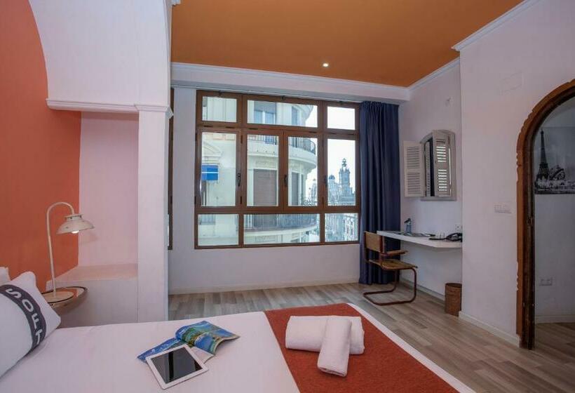 Habitación Estándar con Terraza, Casual Vintage Valencia